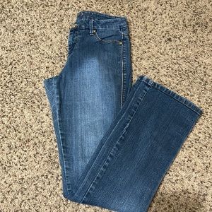 Size 4 Celebrity Gold blue straight cut jeans